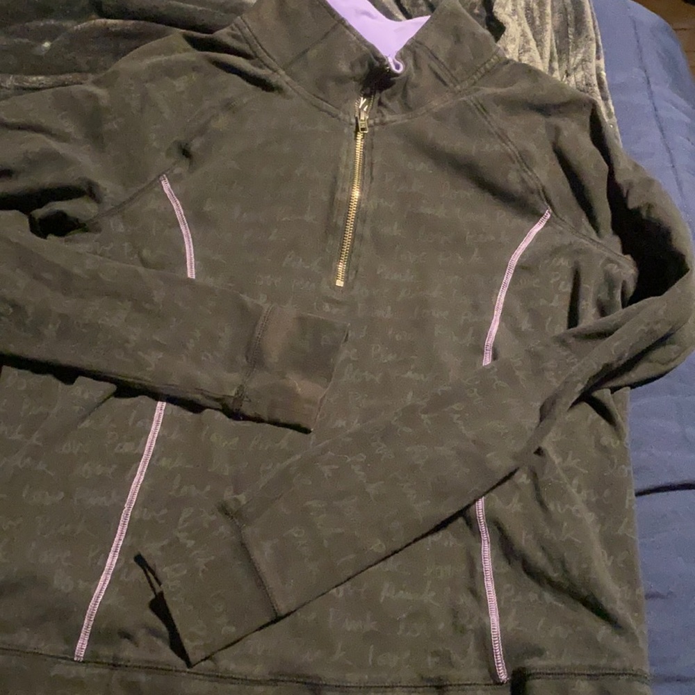 Victoria’s Secret pink quarter zip